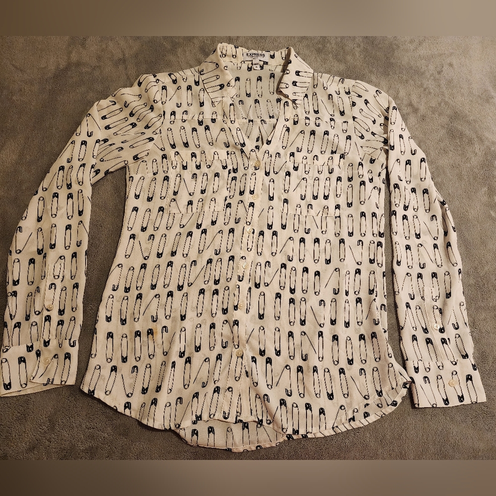 Express Safety Pin Portofino Shirt